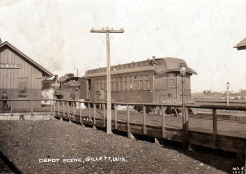 City of Gillett train depot