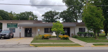 Gillett city hall in 2019